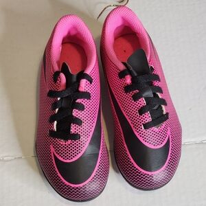 Pink and Black Athletic Shoes